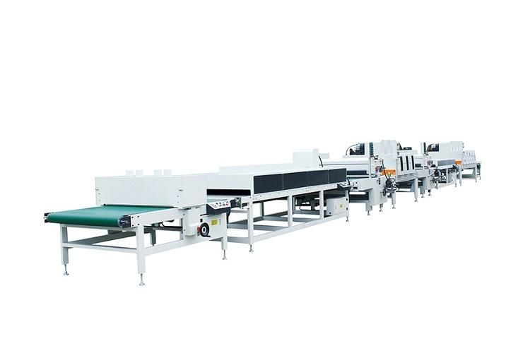 Board Plastic Plank Full UV Curing Drying Printing Gluing Paint Coating Machine for Floor