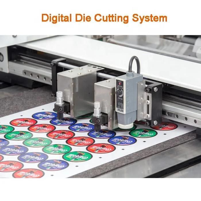 Vd320 Digital Rotary Label Die Cut Sticker Machine for Sale