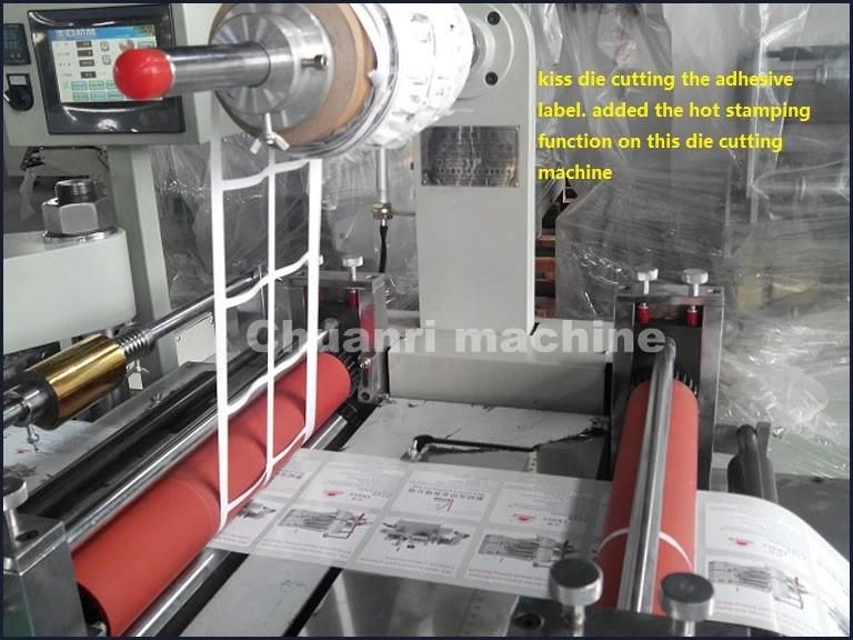 Automatic Roll Adhesive Label Die Cutting Machine with Lamination Function