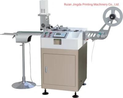 (JC-3080) Jingda Clothing Care Label Ultrasonic Cutting Machine for Satin Ribbon with Fold-Line Function