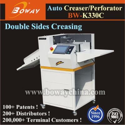 Boway K330c Customized 9 Creasing Ways Electric Full Automatic Auto Papers Perforator Creaser