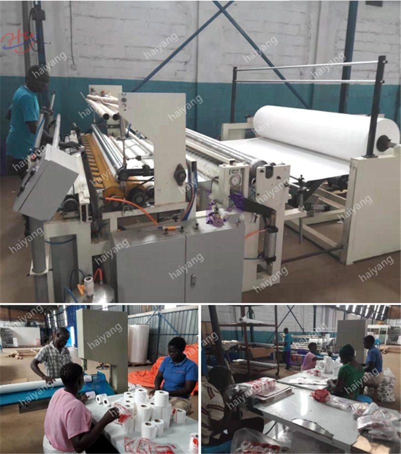 150-280m/Min Automatic Core Pulling Henan China Roll Slitting Rewinder Tissue Paper Tool Cutting Machine with Cheap Price