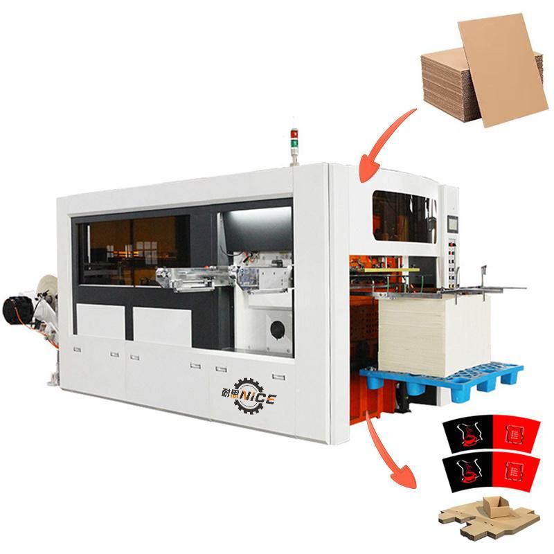 High Speed Automatic Paper Cup Printing and Roll Die Cutting Machine