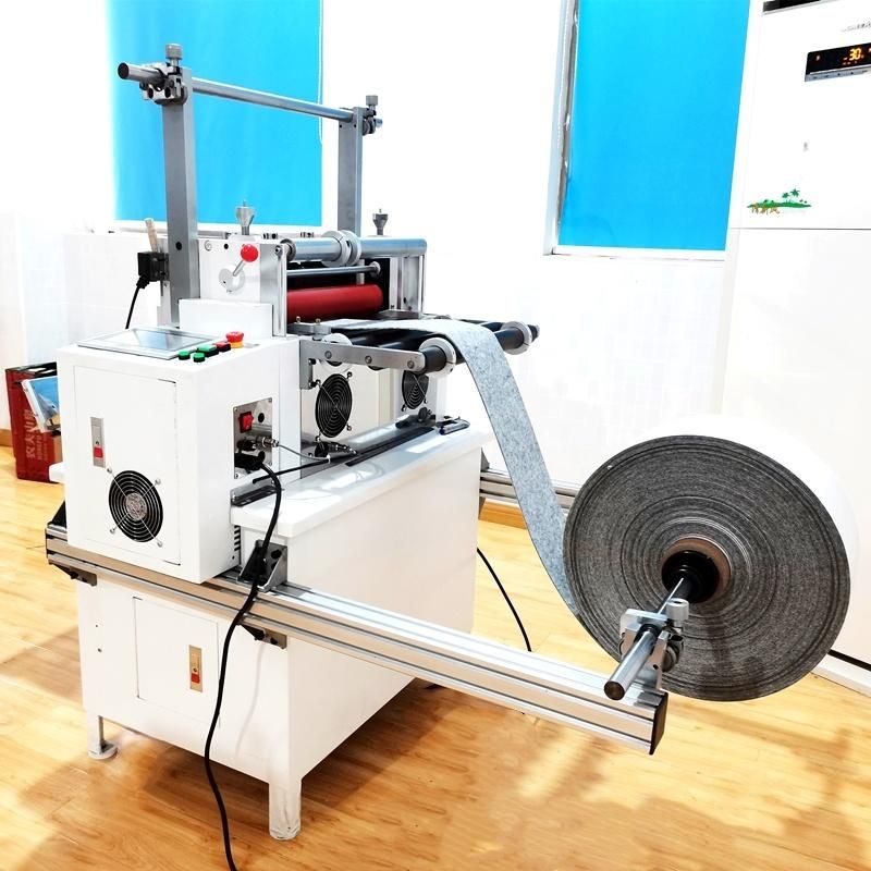 0.1~9999.9mm Computerized Hexin Wooden Case Sticker Automatic Laminating Cutting Machine
