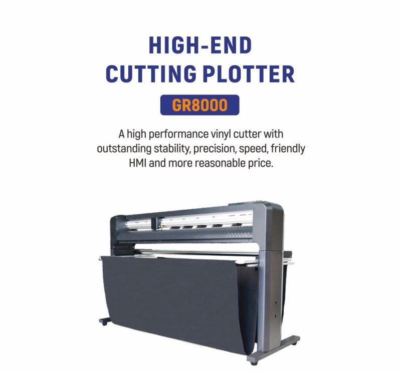 Cutting Plotter with Servo Motor/Vinyl Sticker Cutter Gr8000-80