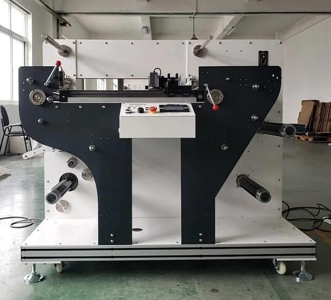 Factory Price Vd320 Roll to Roll Label Die Cutting Machine with Slitting Function