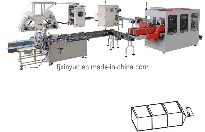 Single Channel Log Saw Face Tissue Paper Cutting Machine