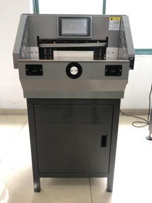 Front Factory Printing Shop Guillotine Paper Cutter Cutting Machine Fn-E460t Fn-E490t