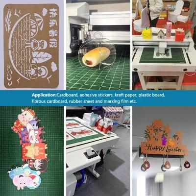 Die Cutting Machine / Camera Scan Flatbed Cutter Machine / Sticker and Box Cutting Machine / Cutting and Creasing Together Cutter Machine