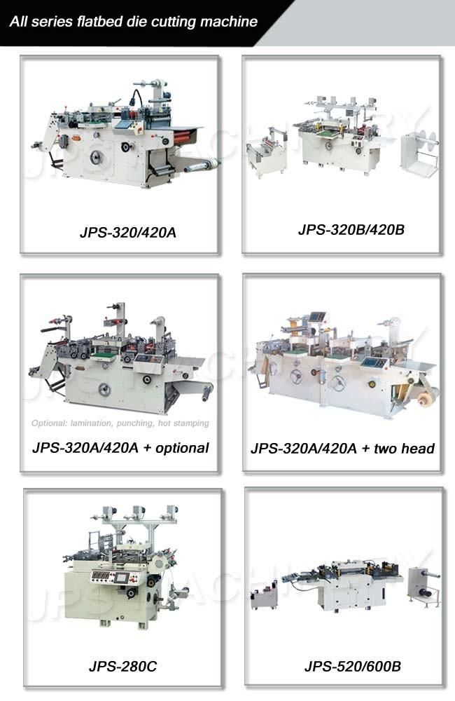 Self-Adhesive Label Die Cutter Machine with Sheeting+Punching