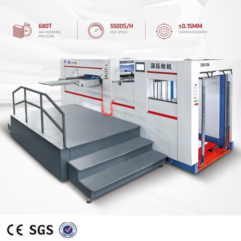 Yw-105e Hot Deep Embossing Machine for Pet Film