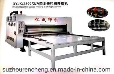 2800/2 Series Corrugated Paperboard Flexo Printing and Slotting Machine