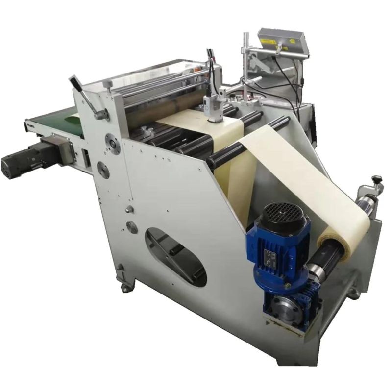 Automatic Aluminum Foil 1000mm Max Width Roll to Sheet Cutting Machine