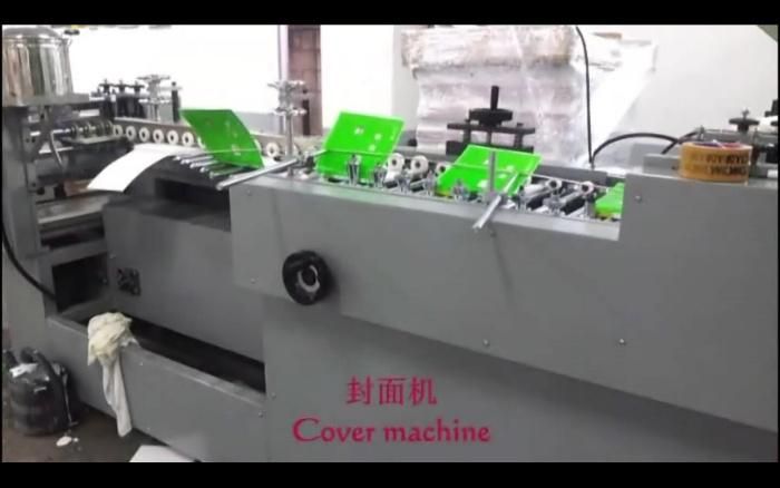 Automatic Hard Cover Colour Book Cover Anti-Pasting Machine