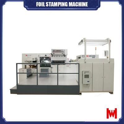 2021 Sticker Label Flat Bed Hot Foil and Die Cutting Machine