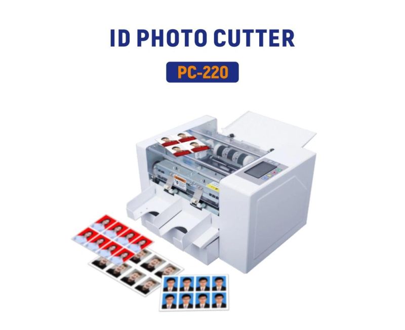 Custom Size Small Passport ID Photo Paper PVC Sheet Cutting Slitter Electric Business Card Cutter Machine