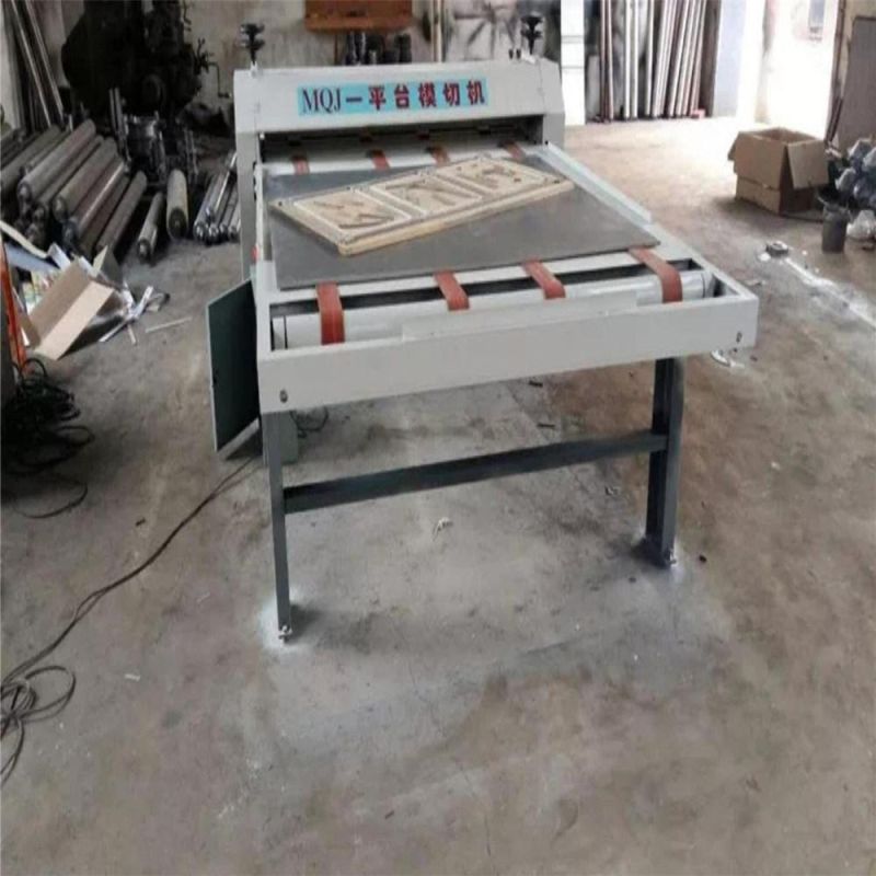 Platen Semiautomatic Carton Cardboard Die Cutting Machine