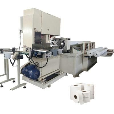 China Manufacturer Small Bobbin Tissue Paper Industrial Roll Cutting Machine