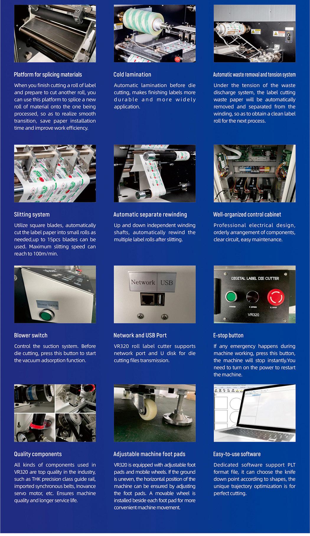 Servo Motor Carton Label Rotary Die Cutting Machine