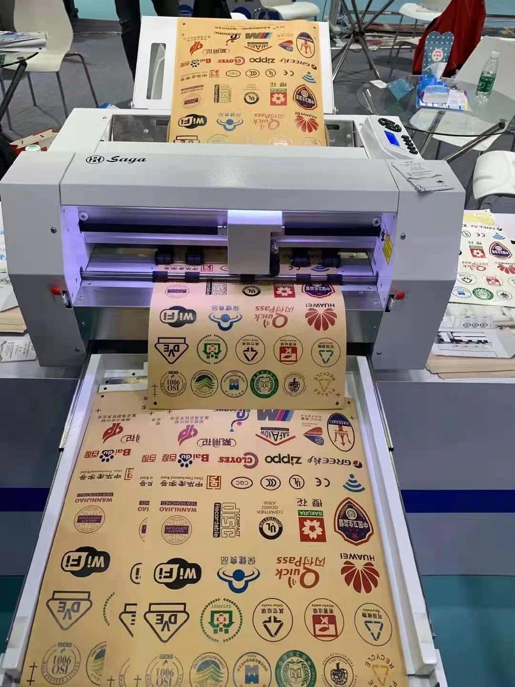 Digital Automatic Sheet to Sheet CCD Camera Vinyl Die Cutter After Printing Prototype