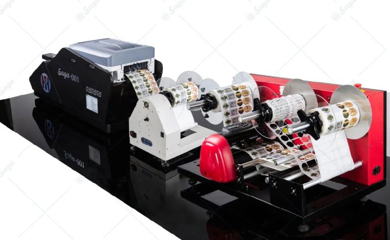 Automatic Digital Contour Digital Label Roll to Roll Die Cutter.