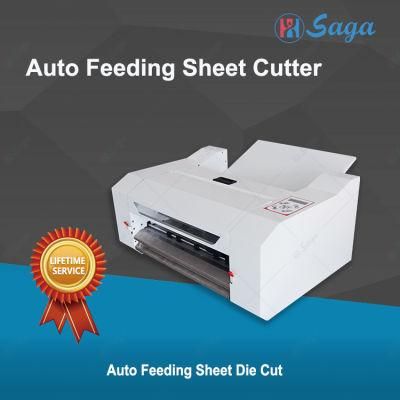Sensor Feeding Sticker Cutter and Automatic High Quality Half/Kiss-Cut for for Self-Adhesive Wire Drawing Material, Synthetic Paper, Label