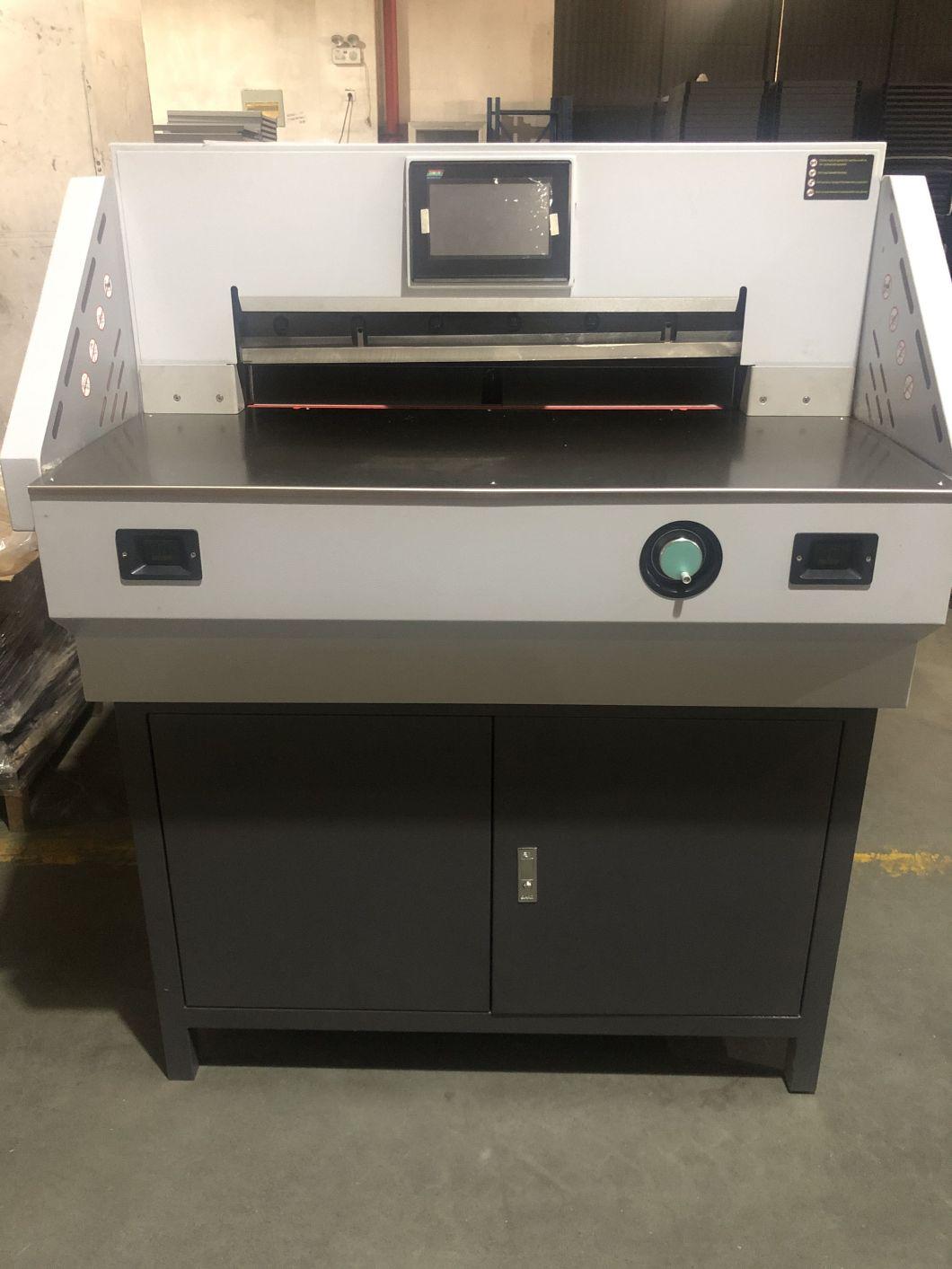 New Design 520mm Electric Paper Cutter Automatic Guillotine E520t with Factory Price