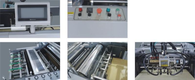 Automatic Double-Sided Film Printing System Paperboard Aluminum Foil Plastic Printer Cutting Coating Gluing Embossing Film Laminating Machine (SAFM-590/800)