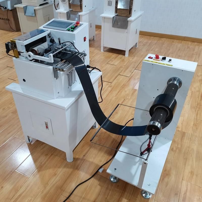 Computerized Electric 550X600X1000mm Stretch Cling Film Unwinding Rewinding Machine with Low Price