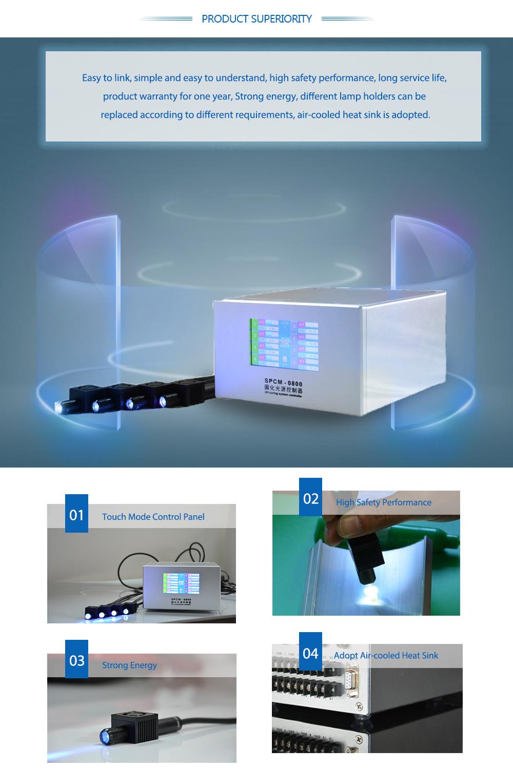 OEM Best Popular UV LED Point Light Source Machine