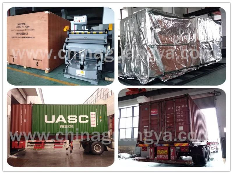 Automatic Hot Foil Stamping and Die Cutting Cardboard, Various Paper Machine