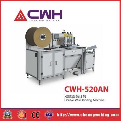 Automatic Book Spiral Machine Double Wire Binding