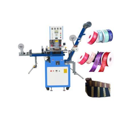 High Production Hot Foil Ribbon Printing Machine for Elastic/Ribbon/Nylon Strap