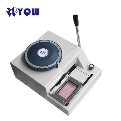Dog Tag Metal Cards Manual Coding Machine Stainless Steel Plate Manual Embossing Machine