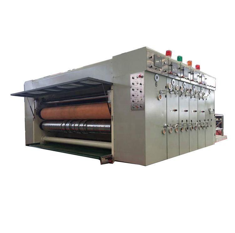 Chain Feeder Semi Rotary Die Cutting Machine Corrugated Pizza Box