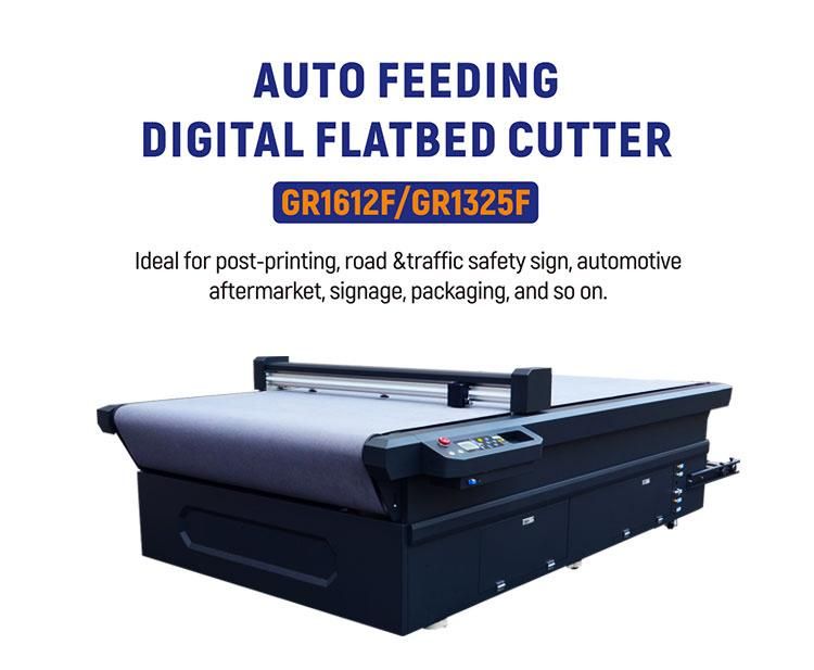Die Cutting Machine for Roll Materials Car Wrap Flatbed Cutter Vinyl Automatic Flatbed Cutter