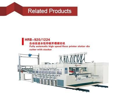 Hrb-1424 High Speed Automatic Lead Edge Rotary Die Cutter Machine Pizza Box Cutting and Forming Machine