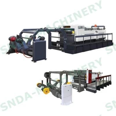 Rotary Blade Two Roll Paper Sheeting Machine China Factory