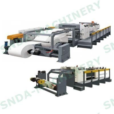 Rotary Blade Two Roll Reel Paper Sheet Cutting Machine China Factory