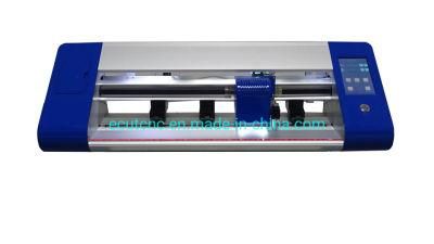 Blue Desktop Mini Cuting Plotter Feeding Width 450mm