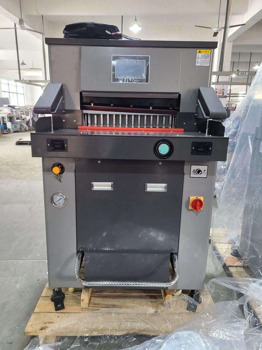 Programmed Control Hydraulic Paper Cutting Machine with 7inch Touch Screen 490mm CE