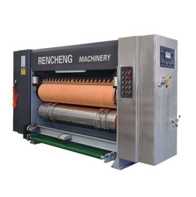 Flexographic Printing Slotting Rotary Die Cutting Box Machinery; Lead Edge 4 Color Printer Slotter Machine