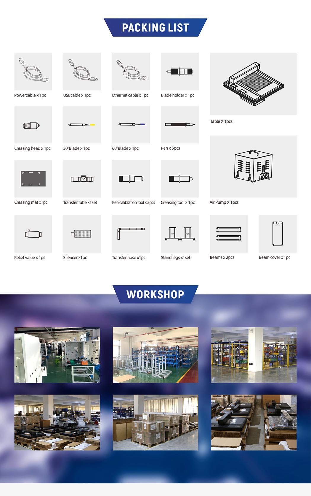 Flatbed Carton Box Sample Cutting Plotter Machine for Box Making Company