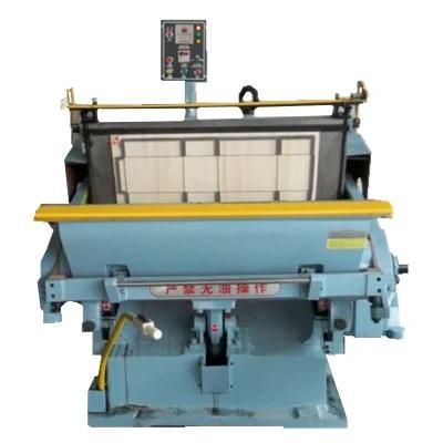 Semiautomatic Carton Paper Board Platen Die Cutting Creasing Machine