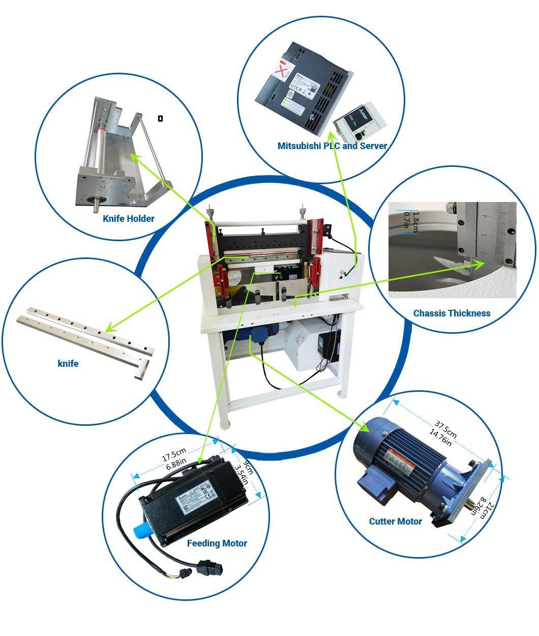 Hx-360sq Microcomputer Cutting Machine with Elevating Rack, Hot Sale