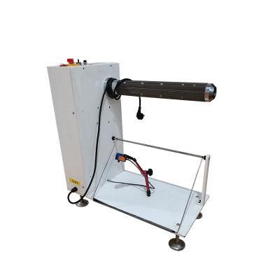 Rolled Steel Industrial Cutter Stretch Cling Film Unwinding Rewinding Machine