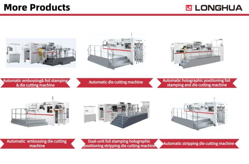Auto Fully Automatic Positioning Holograohic Hot Foil Stamping Press Embossing Emboss Creasing and Die Cutting Machine of Lh-S1050hfs