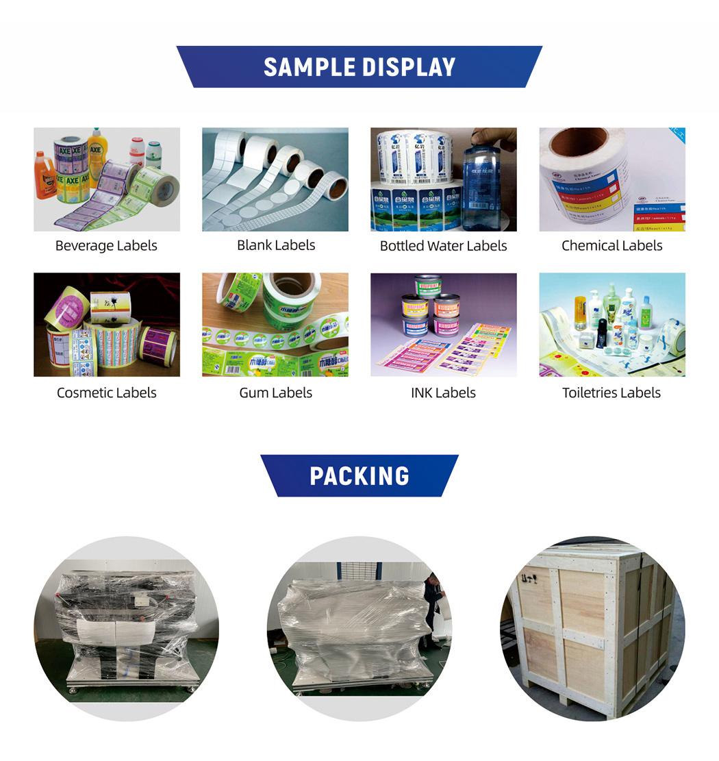 Self-Adhesive Paper Label Roll to Roll Automatic Rotary Die Cutting Machine for Blank Label