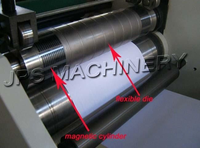 Double-Station Security Label Sticker Die Cutting Machinery with Slitting Function