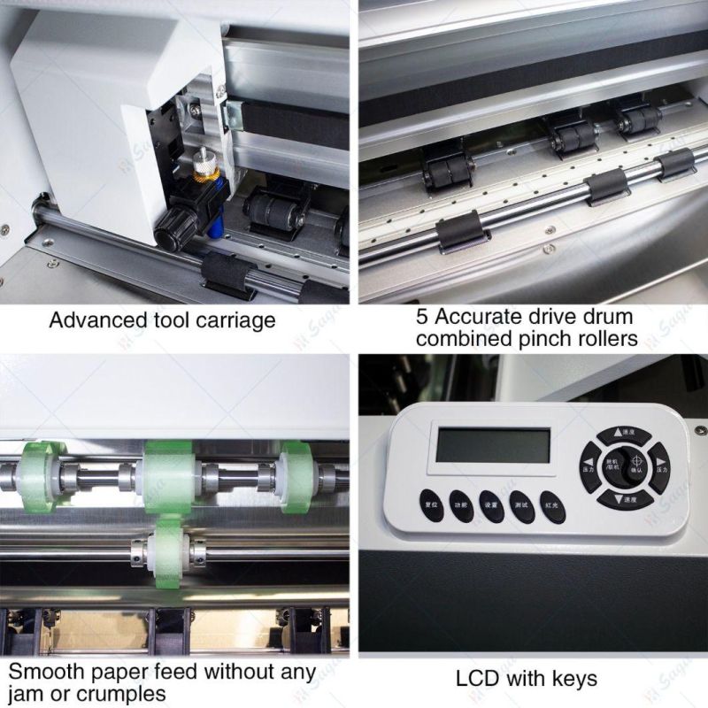 Semi Automatic Camera Graphic Sheet Sticker Sign Label Die Cutter Plotter